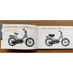 Vespa Ciao, Bravo og Si manual