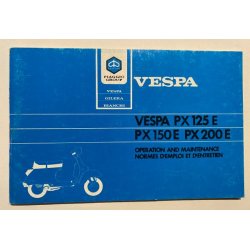 Vespa PX125E, PX150E, PX200E manual