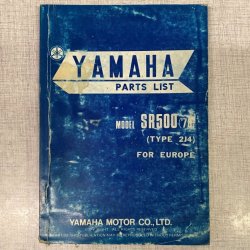 Yamaha SR500 2J4 Reservedelsbog