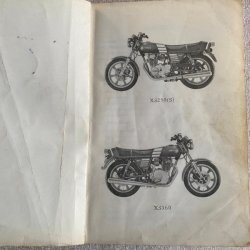 Yamaha XS250(S) (1U5) XS360 (1U4) Reservedelsbog