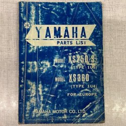 Yamaha XS250(S) (1U5) XS360 (1U4) Reservedelsbog