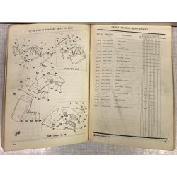 Yamaha XS650 447 1975 1976 Reservedelsbog