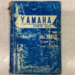 Yamaha XS650 447 1975 1976 Reservedelsbog