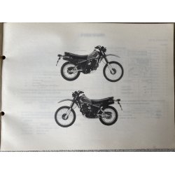 Yamaha XT550 (28E) 1983 Reservedelsbog