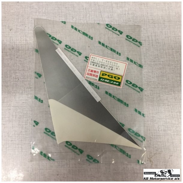 PGO Sticker windshield (rh)