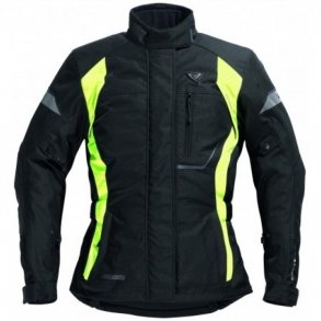 Difi Nexia Aerotex Lady jakke sort/gul. Str. 38