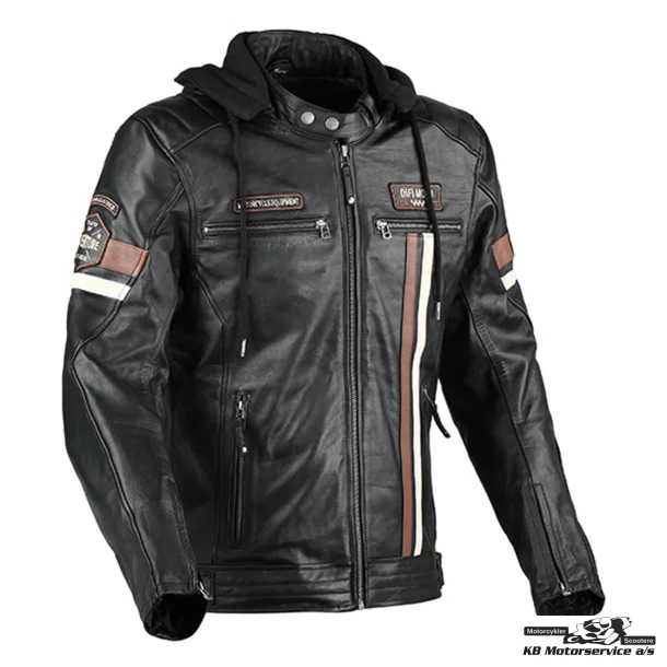 Difi Detroit 3 Jakke l�derjakke Herre