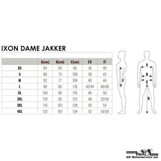 Ixon Slash Dame jakke sort/hvid