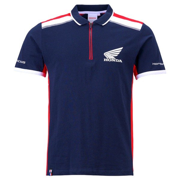 HONDA Polo Shirt racing navy. Herre Merchandise/gaveartikler KB Motorservice A/S