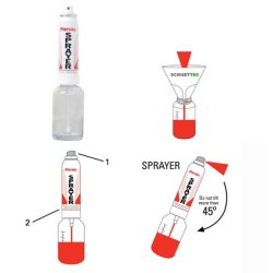 Preval-Sprayer til maling med drivgas.