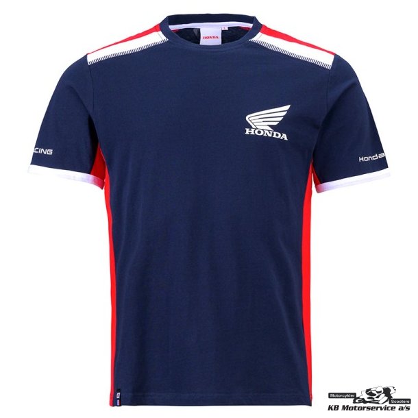 HONDA T-Shirt racing navy. Herre